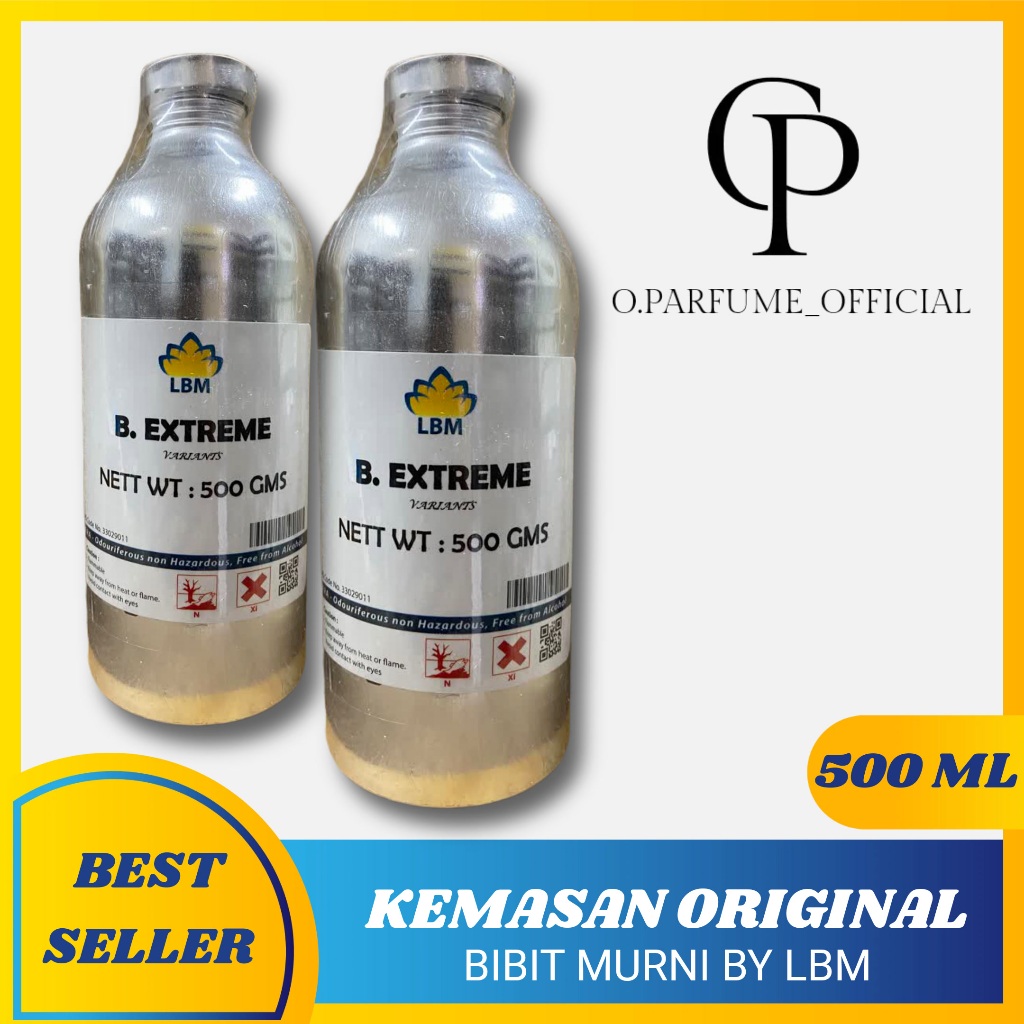 Bibit Parfum 500 ML SEGEL BULGARI EXTREME By LBM PERFUME / Bibit Parfum BUlgari Extreme Murni / LBM 