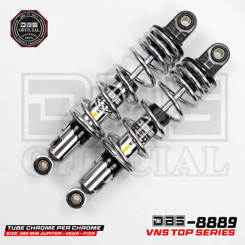 DBS 8889  Series Shock Belakang Bebek RxKing W175 Supra Karisma Blade Megapro Verza JupiterZ VegaR F