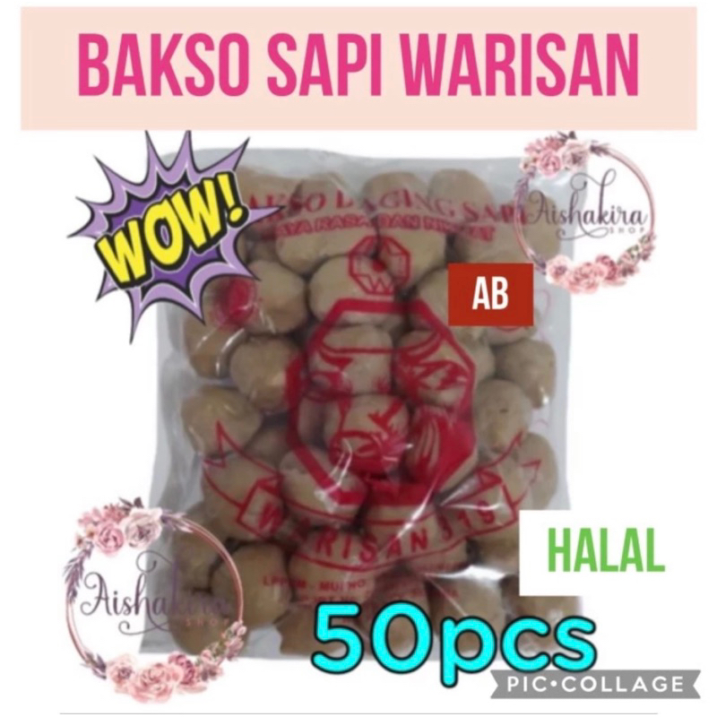 

Bakso Sapi warisan 319 isi 50pcs