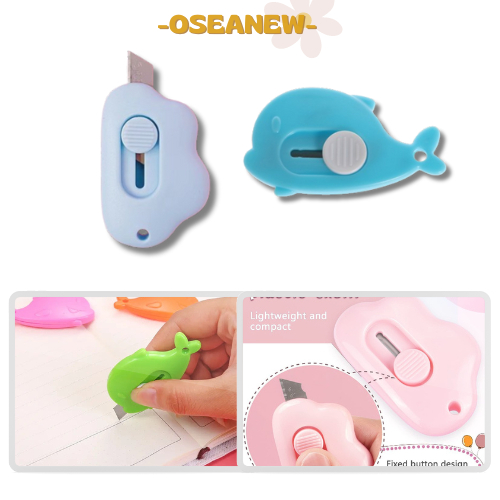 

-MURAH- CUTTER MINI KARAKTER AWAN DOLPHIN / Silet Karakter Lucu