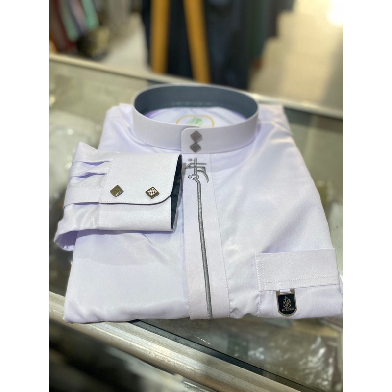 Gamis Bordir Arrifani Exclusive lengan Panjang gamis pria lengan Manset