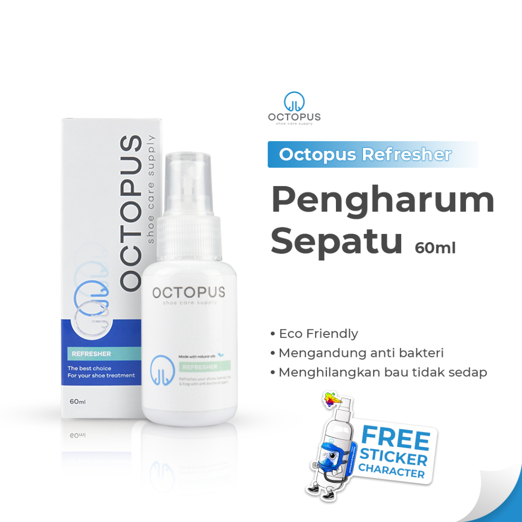 Octopus Parfum Sepatu | Penghilang Bau Sepatu dan kaki | Pengharum pewangi Sepatu Topi Helm