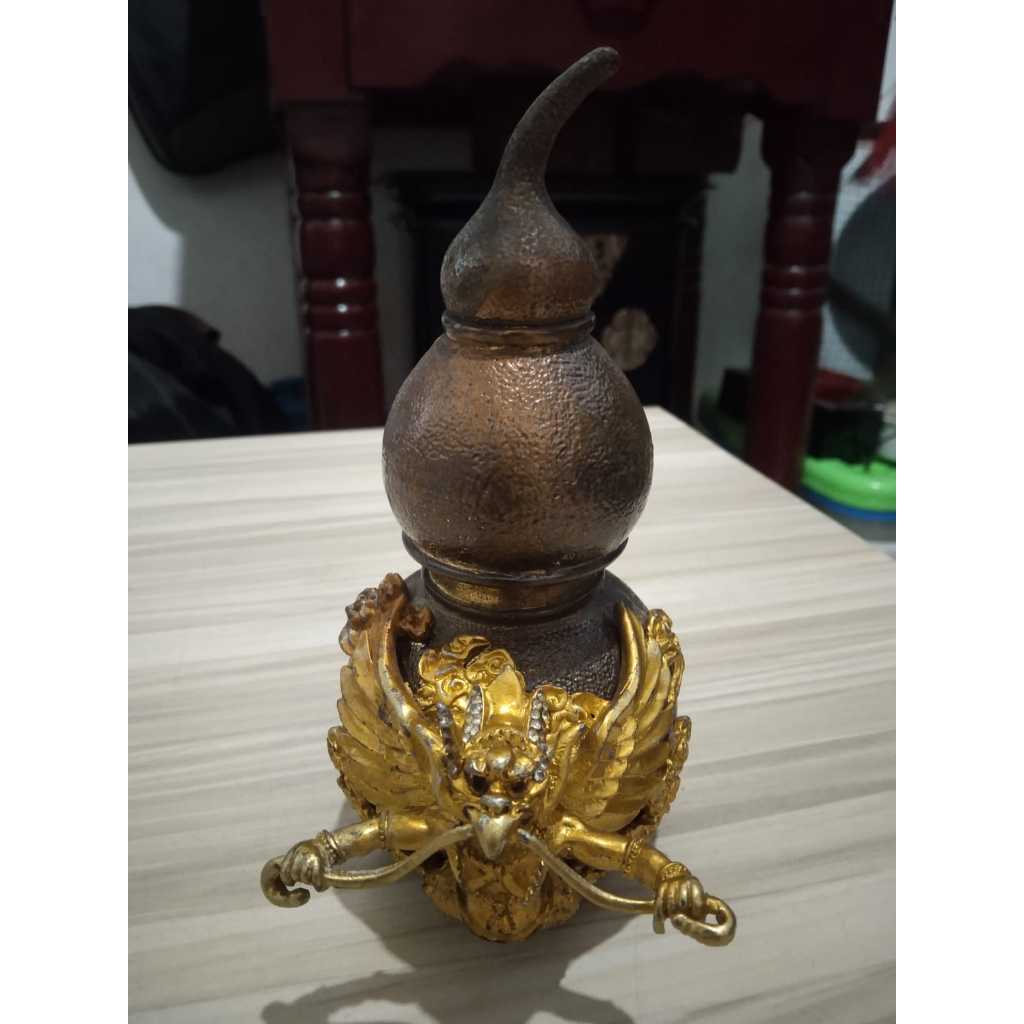 Botol Labu Logam Phoenix Kuno Jadul Antik