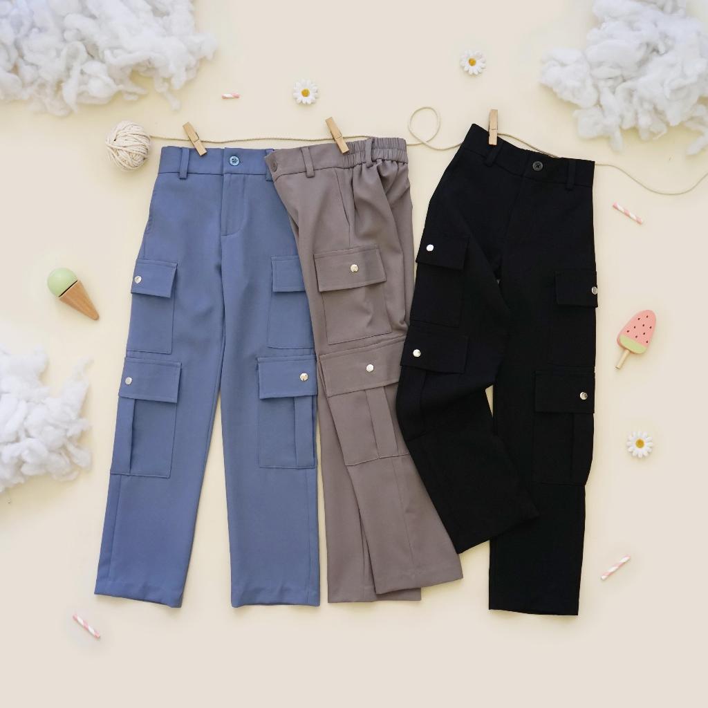 YURI CARGO | celana cargo anak perempuan 2-10 tahun | celana anak perempuan