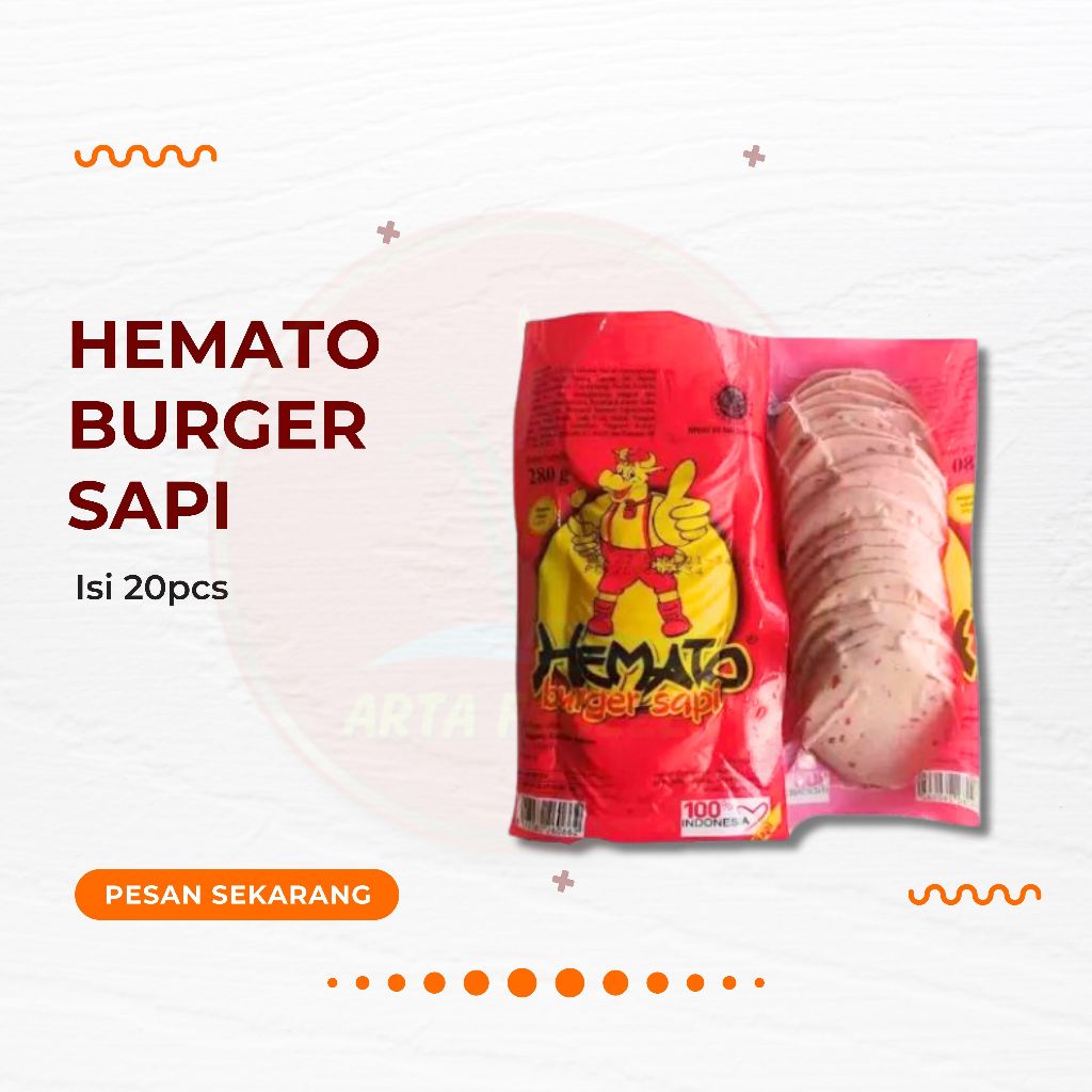 

hemato daging burger sapi 280gram