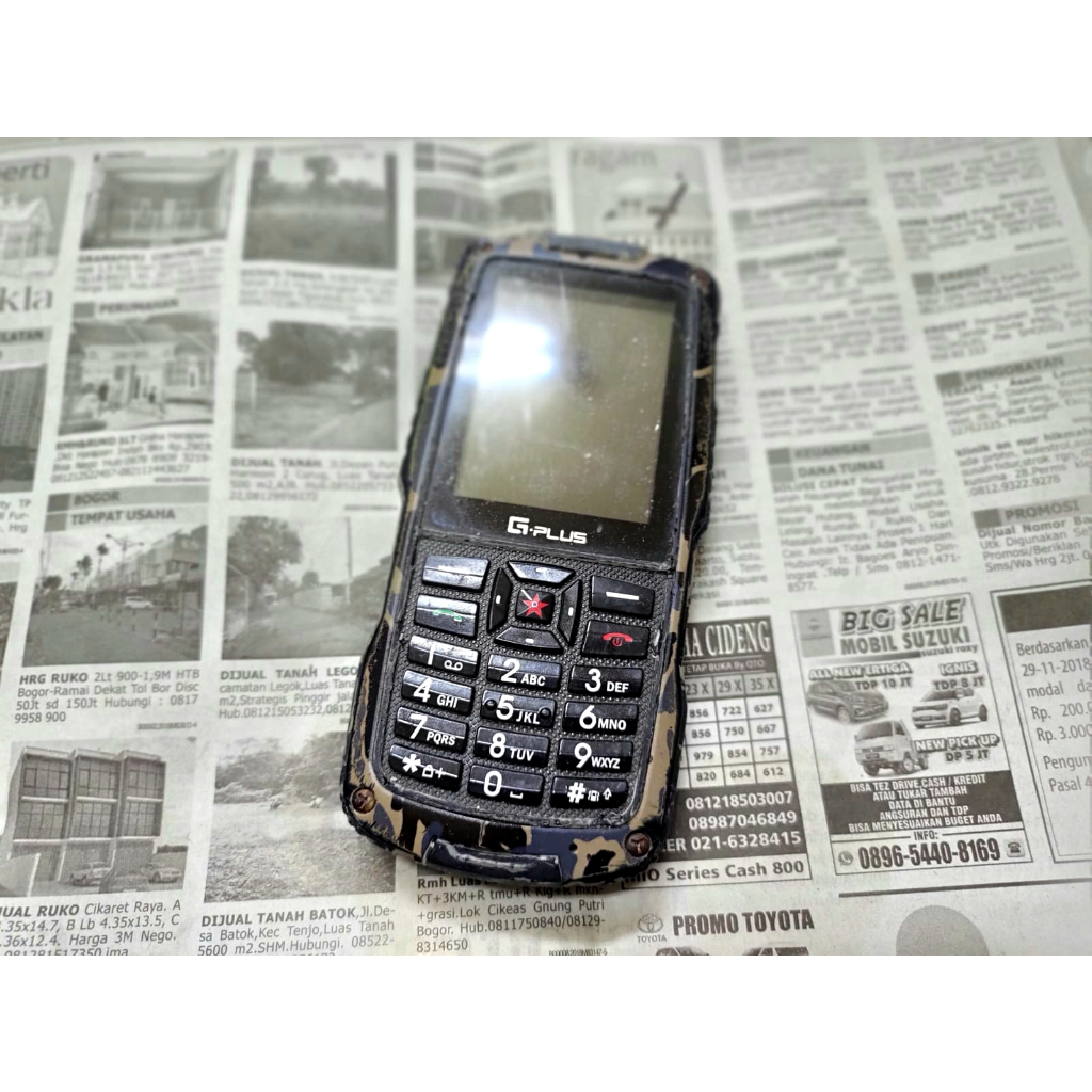 Hape Rusak Gplus G5 The Amphibi Outdoor Untuk Koleksi Pajangan Kanibalan