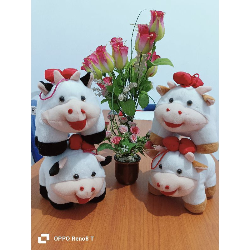 Boneka Sapi Lucu Mini