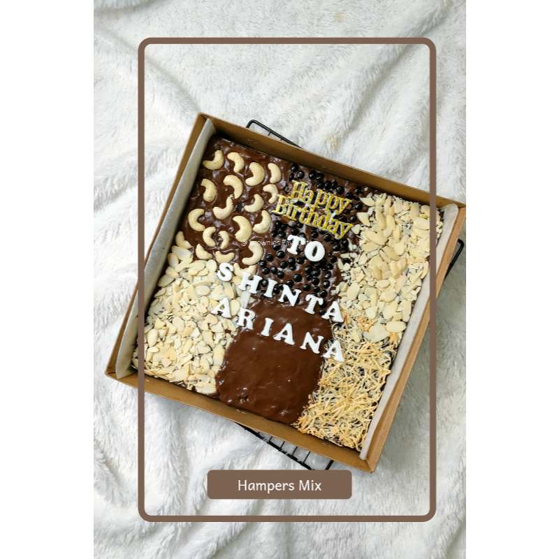 

brownies premium wording/brownies panggang/brownies hias/brownies premium/brownies fudgy