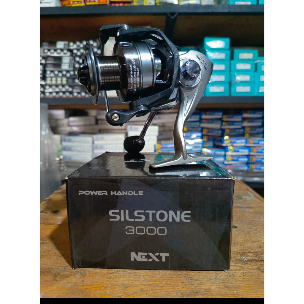 Reel spinning NEXT SILSTONE Power handle 3000 Black Purple