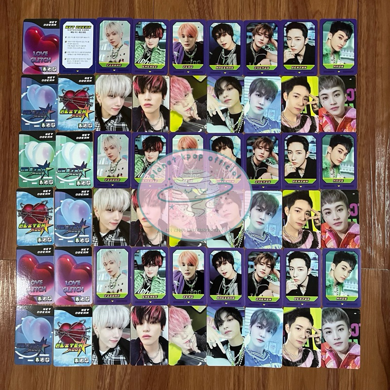READY STOCK OFFICIAL PHOTOCARD JENO JAEMIN MARK HAECHAN RENJUN CHENLE JISUNG DREAM MATCHING GAME CAR