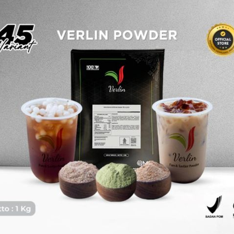 

Verlin powder drink choco almond choco caramel coklat minuman serbuk instan 1 KG almon coklat karamel