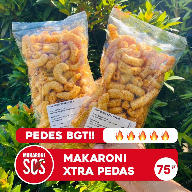 

Makaroni Xtra Pedas Doyananku Kemasan Shorr Makaroni Xtra Pedas