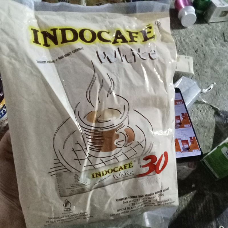 

INDOCAFE WHITE 30/100 sachet