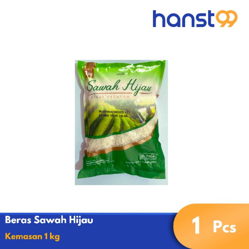 

Sawah Hijau Beras Kemasan 1 Kg