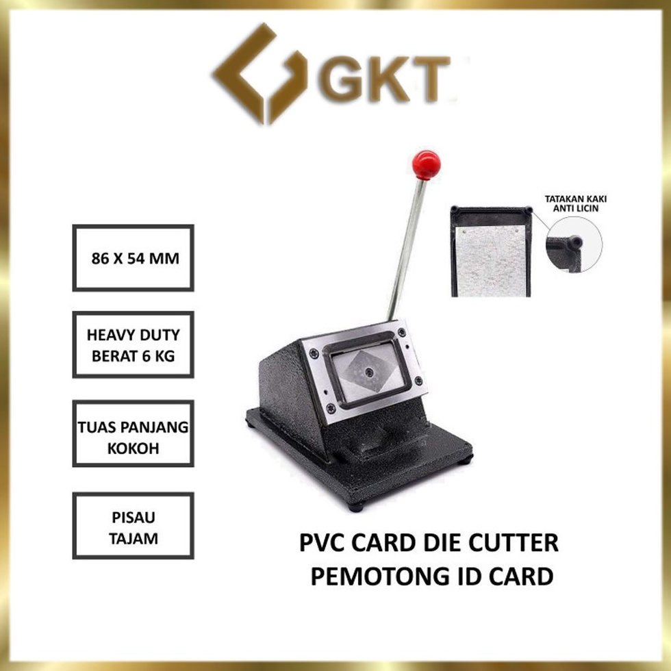 

KODE B89E Alat Potong ID Card Plong ID Card PVC Card Cutter GKTECH 8654 Cabang Jakarta