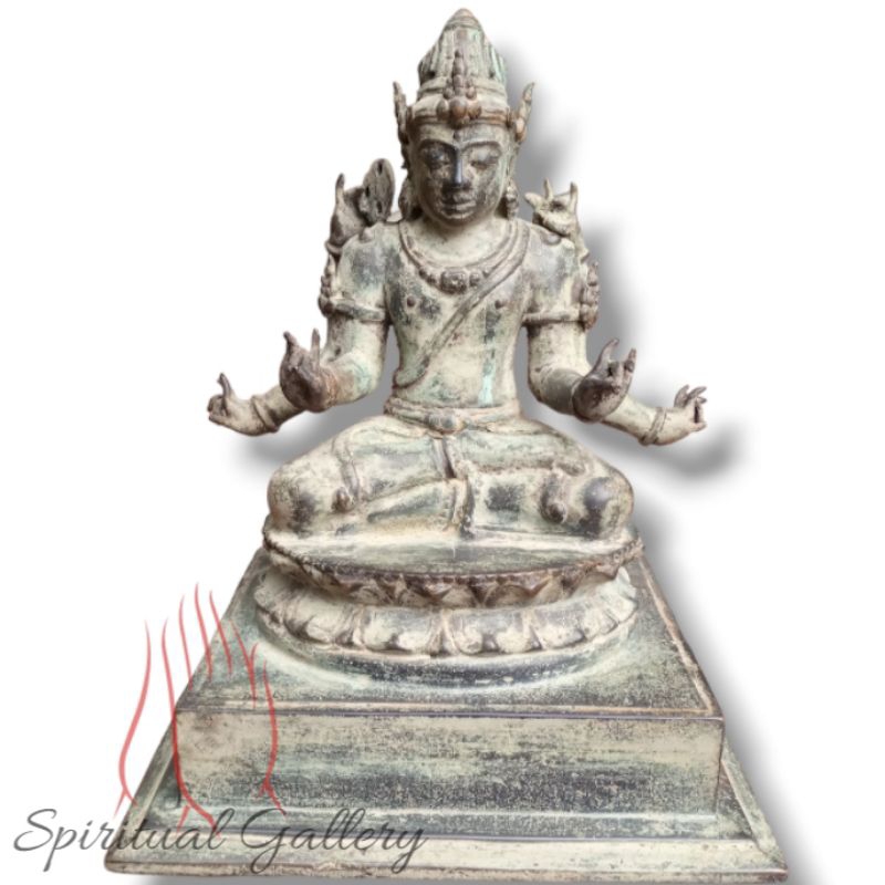 Patung Bodhisatva Aksagarbha Perunggu Antik