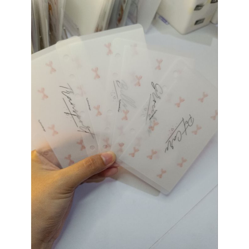 

Matte Cash Envelope / Amplop Kategori Coquette A7 / A6 / Amplop budgeting