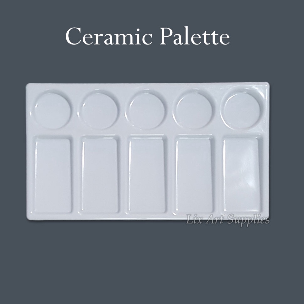 

KODE E79O Palet Keramik Porcelain 11 x 19 cm Palet Lukis Bahan Keramik