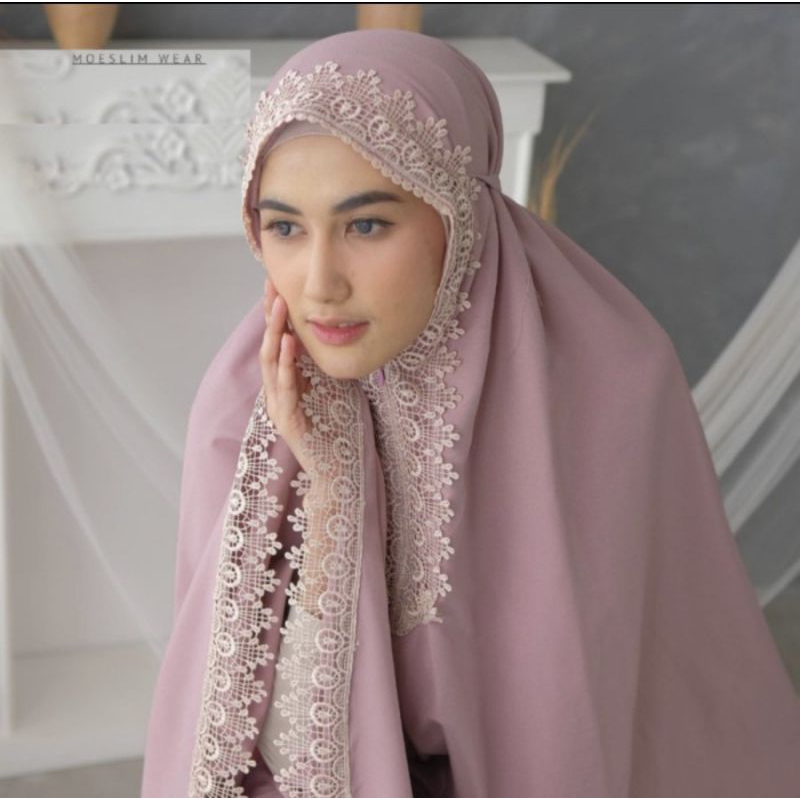 Mukena Katun Jumbo Zamora/Mukena Katun Mikro Dewasa