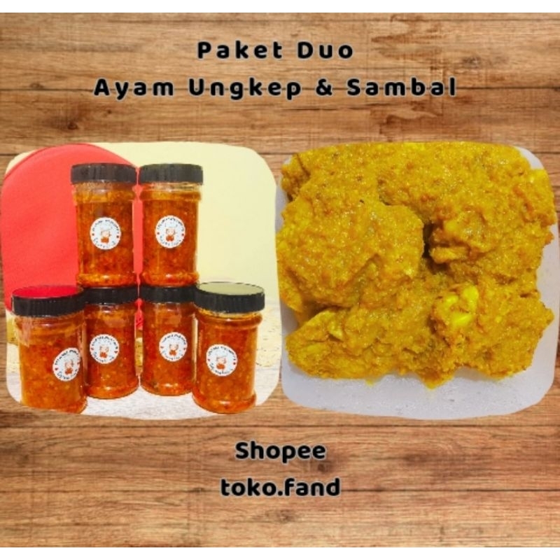

PAKET AYAM UNGKEP DAN SAMBAL BAWANG