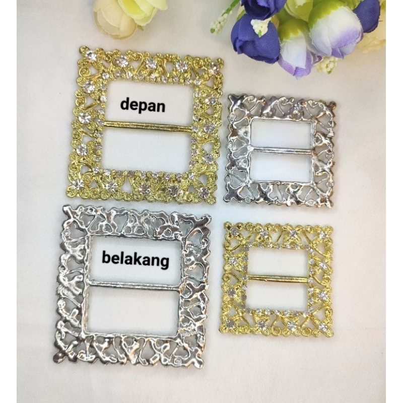 Gesper ring rok lilit baja premium / gesper kain / gesper rok lilit songket / gesper / ring rok lili