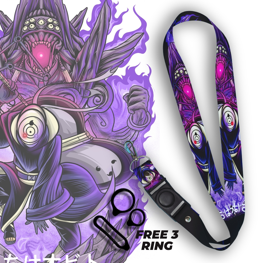 

LANYARD OBITO TOBI UCIHA NARUTO GANTUNGAN HANDPHONE