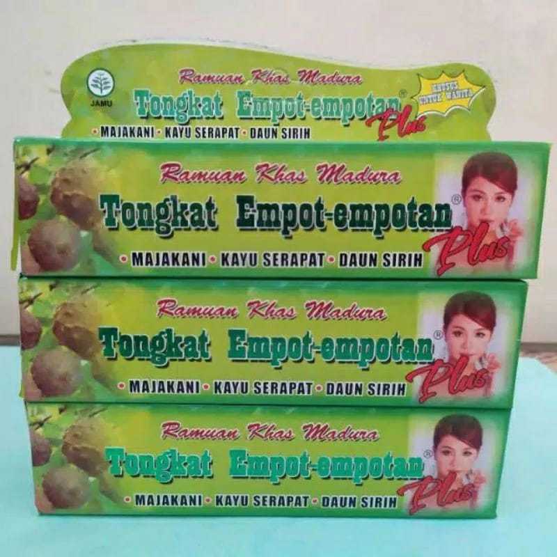 Tongkat empot-empotan ramuan khas madura jamu wanita jamu keputihan