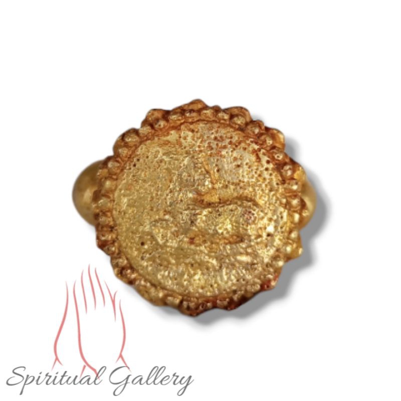 Cincin Perunggu Kijang Majapahit Gold Plate 24k Antik