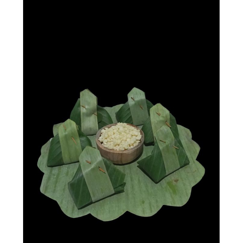 

peyem hanjeli/jali-jali kemasan daun