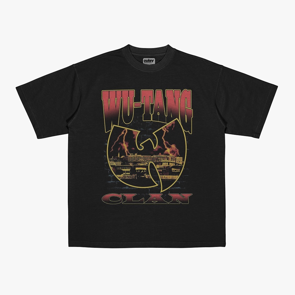 ( OVERSIZE ) Wutang T shirt -  Clan ( Kaos band, T shirt band, Baju Band, Wutang T shirt )