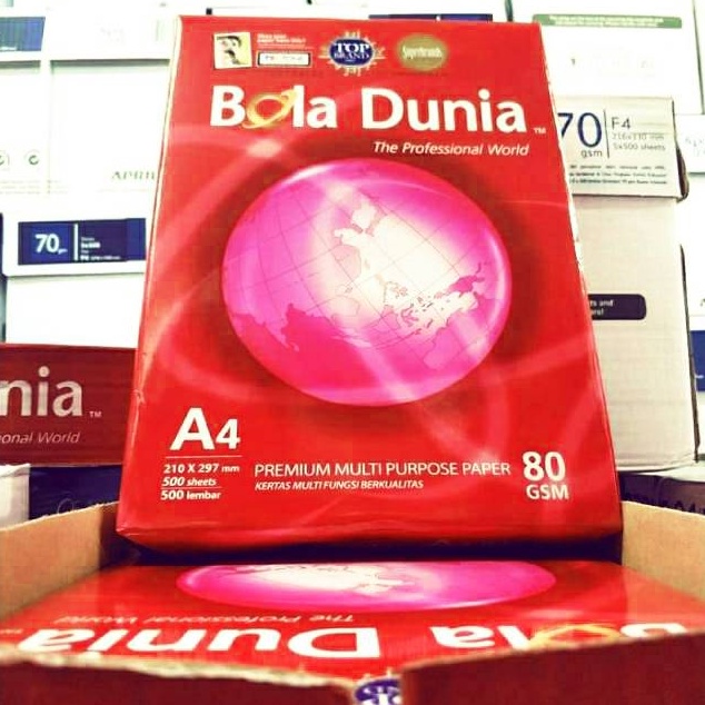 

KODE M28S Kertas A4 8 Gram Bola Dunia