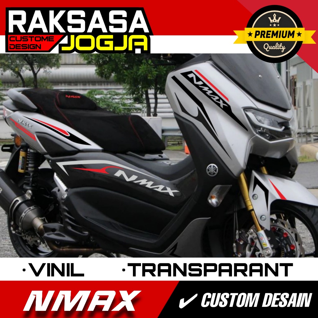 STRIPING NMAX NEW THAILAND TRANSPARAN BAHAN VINIL MAX DECAL 8