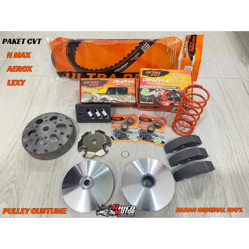 PAKET UPGRADE CVT 10 FULL KIRIAN CUSTUME FULL KIRIAN. NMAX, AEROX, LEXY