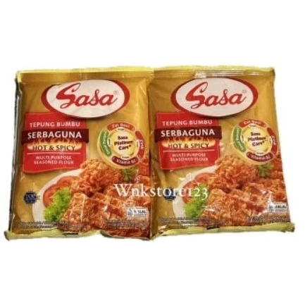

Sasa tepung bumbu serbaguna hot & spicy 210gram