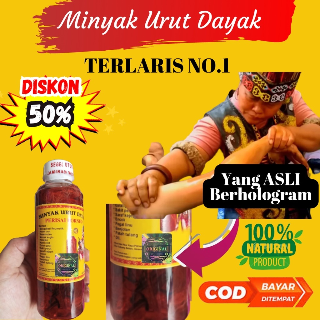 terlaris minyak urut ida dayak original mengobati saraf kejepit patah tulang