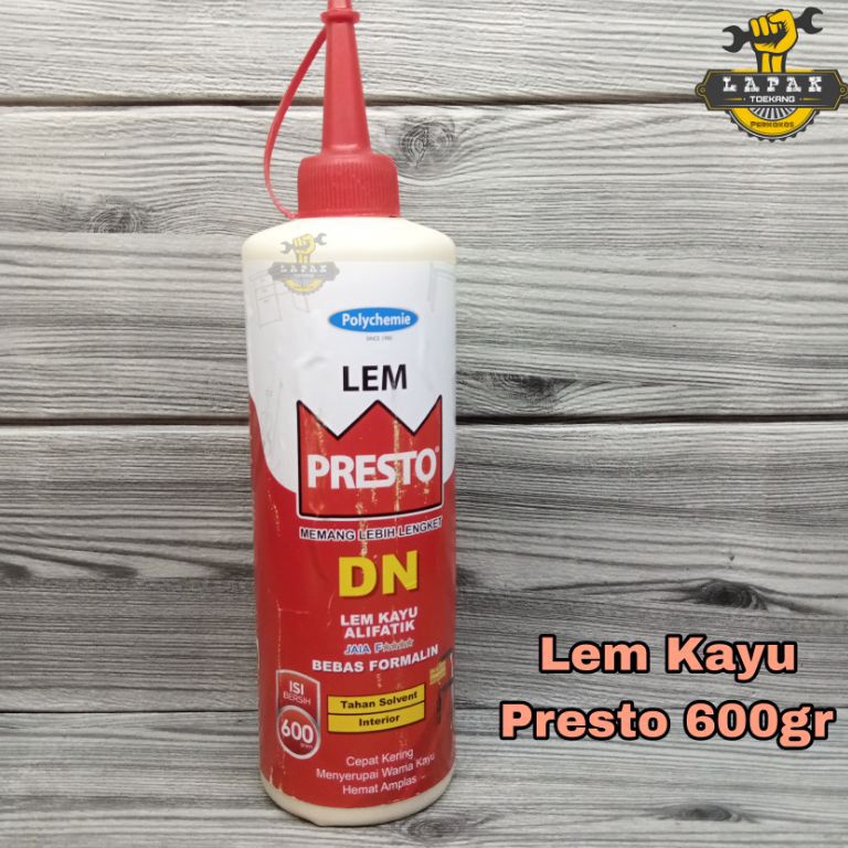 

KODE Q2R Lem Kayu Alifatik Lem Presto DN 6gr