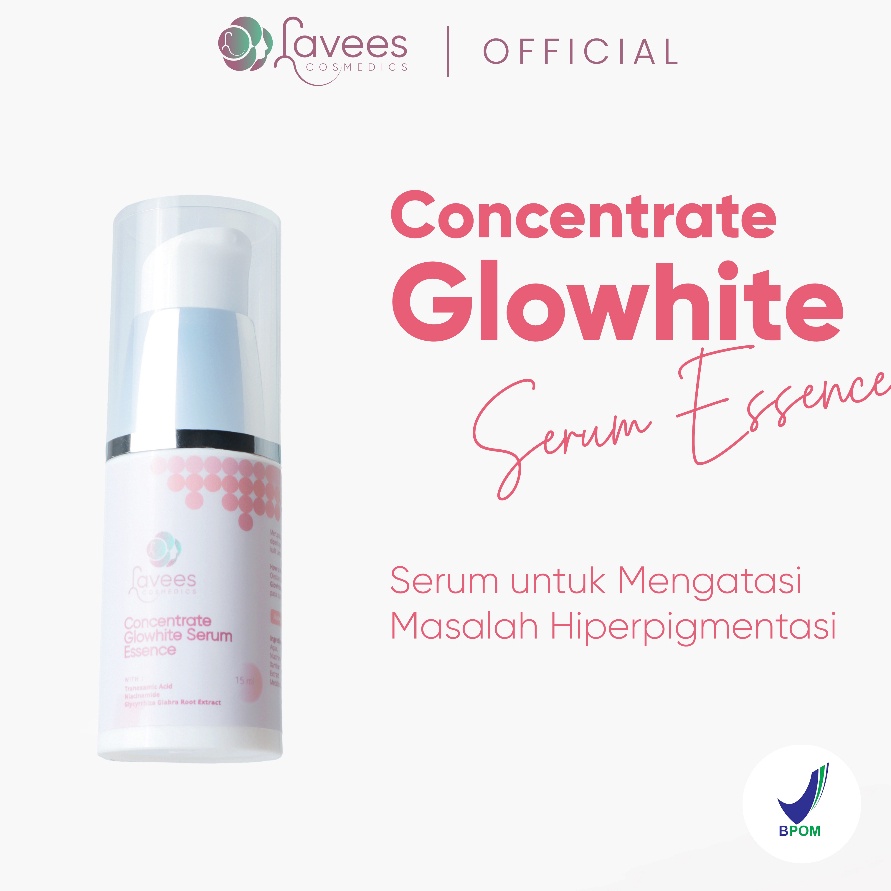 C6369 Lavees Cosmedics  Concentrate Glowhite Serum Essence Serum Flek  Melasma