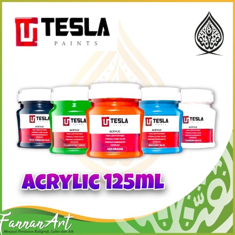 

KODE J12R Tesla Paints 125ml 37 Warna Ready Acrylic Paints Cat Akrilik Tesla Paint cat acrylic