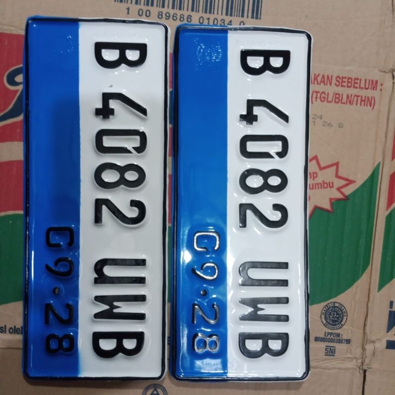 PLAT NOMOR MOTOR LISTRIK