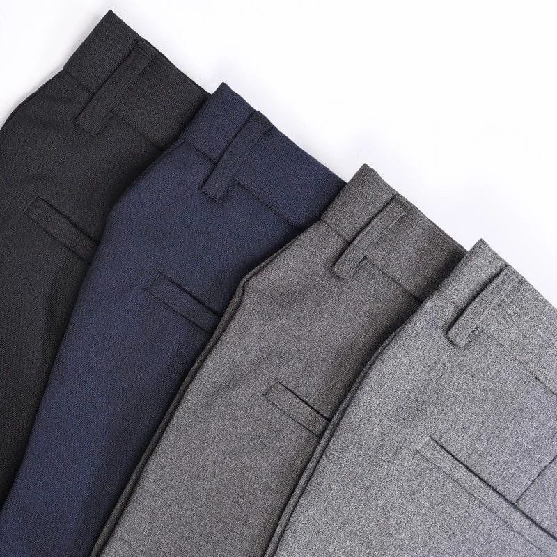 CELANA KANTOR FORMAL PRIA SLIMFIT BAHAN DASAR KAIN WOL.