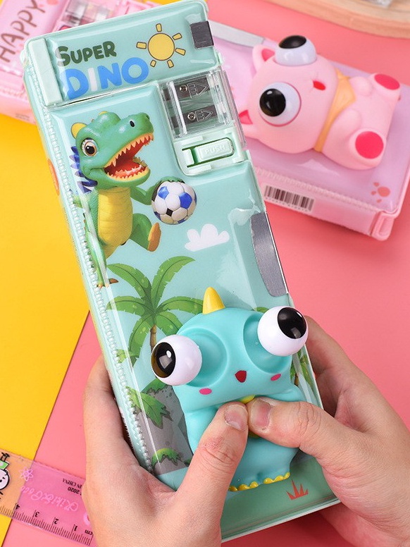 

KODE R84I Tempat pensil squishy 3D tiga dimensi kotak pensil alat tulis lucu mainan anak perempuan lakilaki sekolah 565236 MATA BISA KELUAR