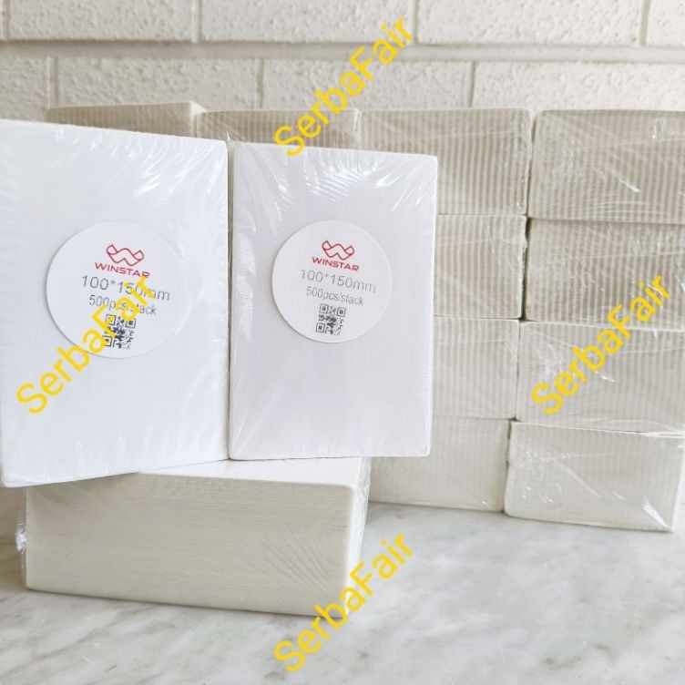 

KODE B14K Kertas Sticker Label Thermal Resi 1x15MM A6 Lipat ISI 5 WINSTAR PREMIUM SPEC