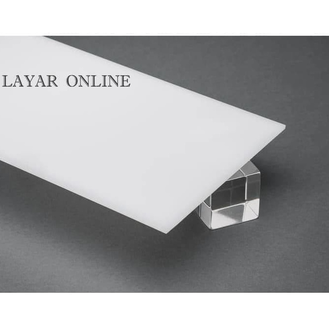 

KODE H29O Akrilik Putih Susu 2mm 1x1cm Potongan Lembaran Custom Kustom