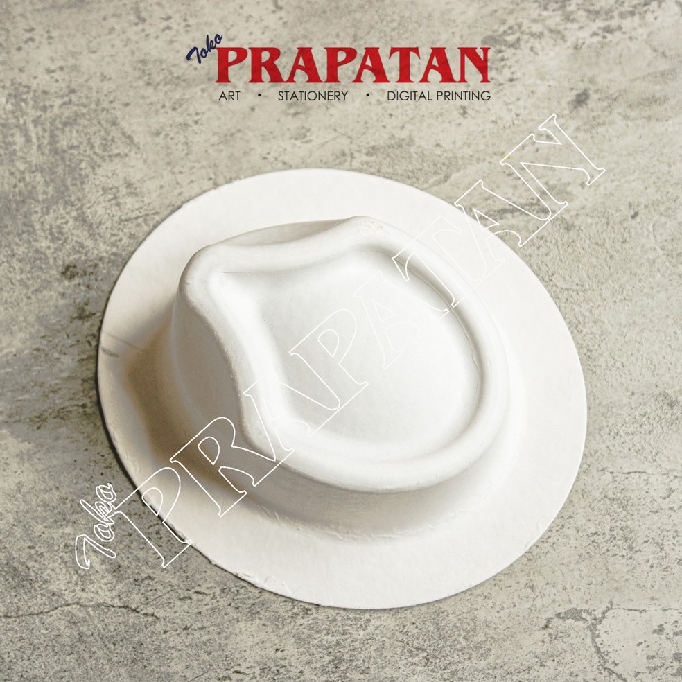 

KODE U87J Topi Lukis Koboi Polos Putih