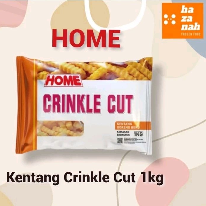 

Home Crinkle Cut 1kg (kentang beku)
