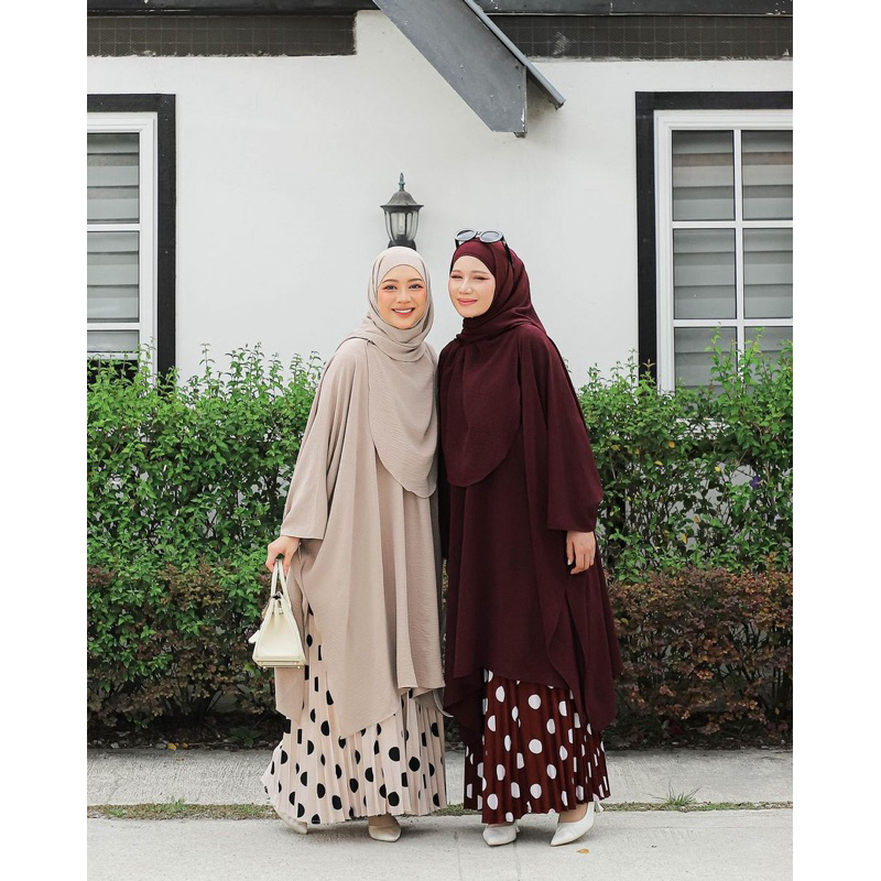 Latopia_ Abaya Batwing / Abaya Turkey / Abaya Batwing / Abaya Turkey / Abaya Basic / Gamis Basic /