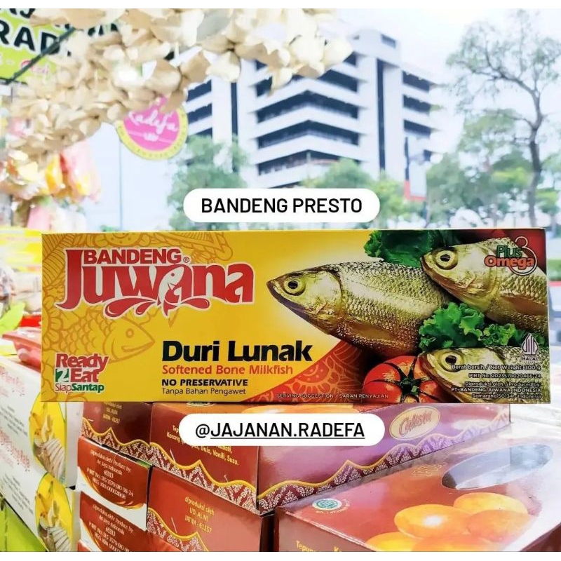 

BANDENG PRESTO JUWANA 1 DUS ISI 2 EKOR + SAMBAL