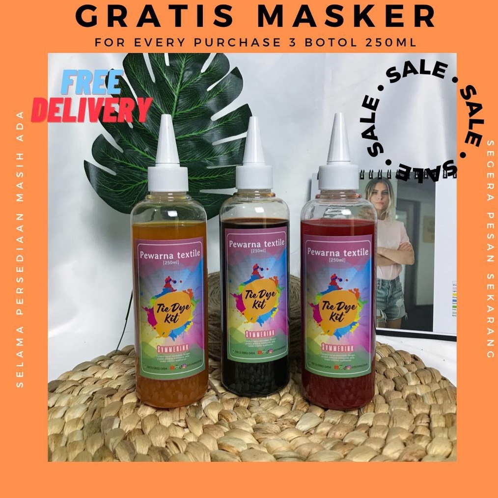 

KODE O68Z GROSIR Pewarna TIE DYE KIT 25ml Reseller Promo