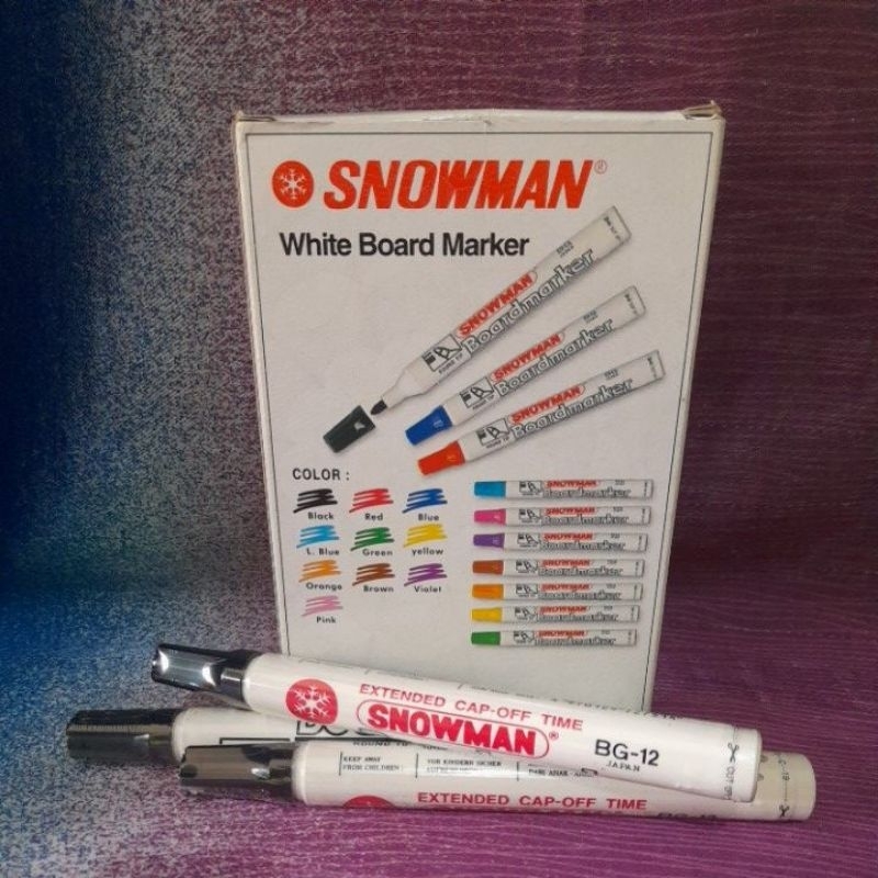 

sepidol hitam 'Snowman white board marker'