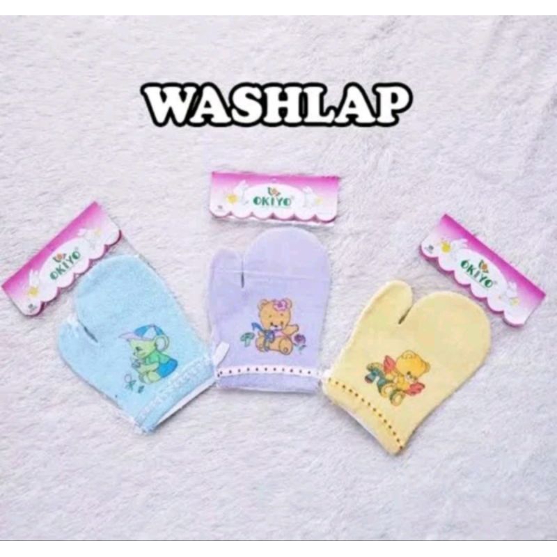 Waslap Bayi / Okiyo Waslap / Pieti Waslap/Waslap Miyabi / Waslap Jari / Handuk Tangan / Lembut